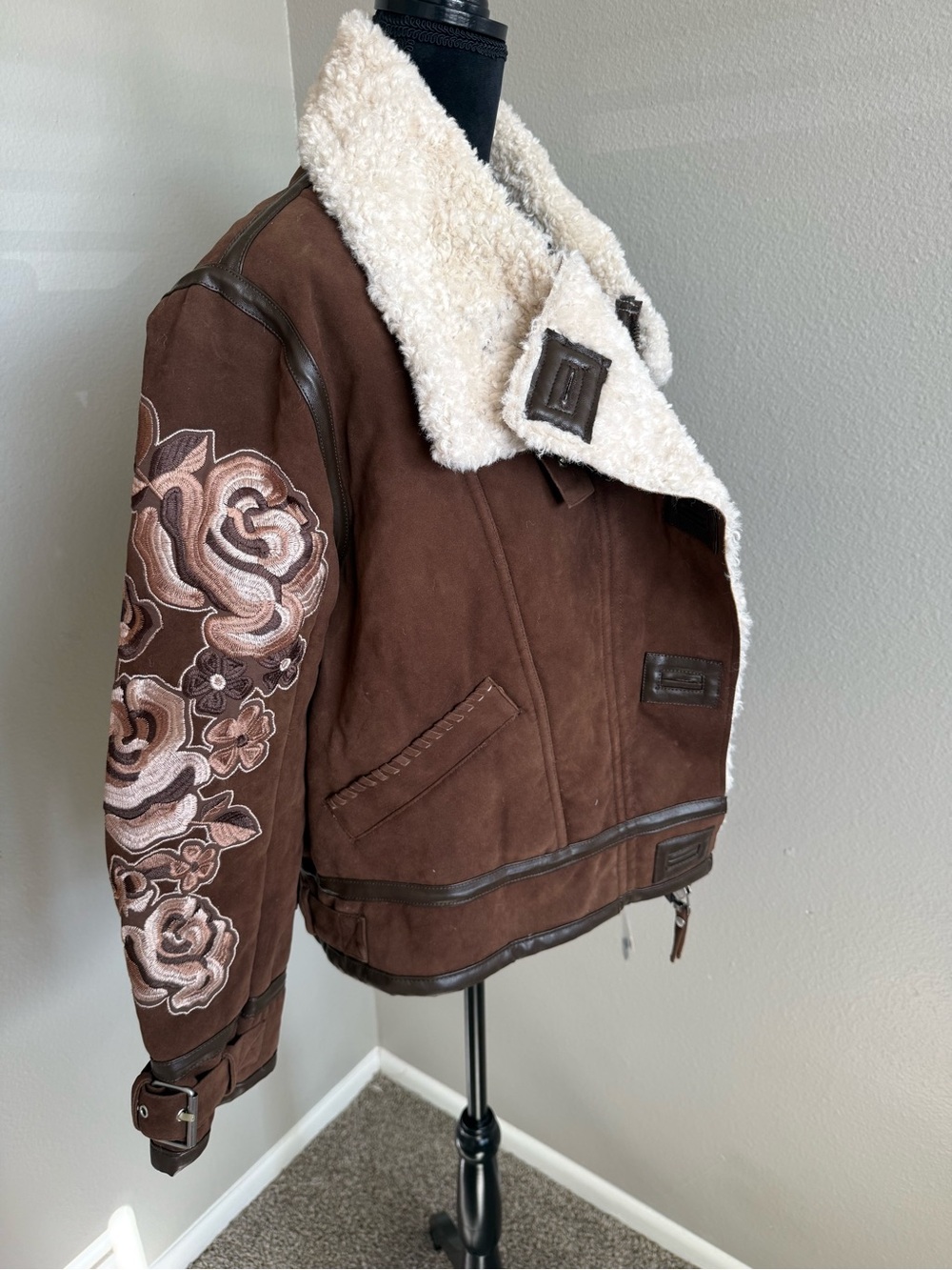 We The Free Andues Vegan Moto Jacket Small - Picture 2 of 6